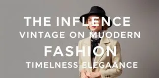 Der Einfluss von Vintage auf die moderne Mode: Ein Blick auf zeitlose Eleganz The Influence of Vintage on Modern Fashion: A Look at Timeless Elegance