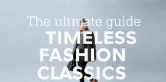 Der ultimative Leitfaden zu zeitlosen Modeklassikern The ultimate guide to timeless fashion classics