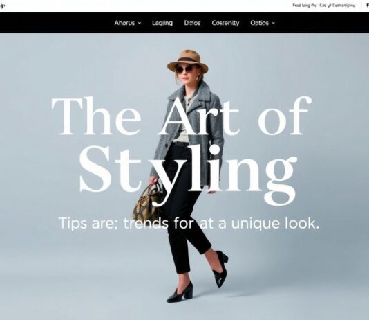 Die Kunst des Stylings: Tipps und Trends für einen unverwechselbaren Look The Art of Styling: Tips and Trends for a Unique Look