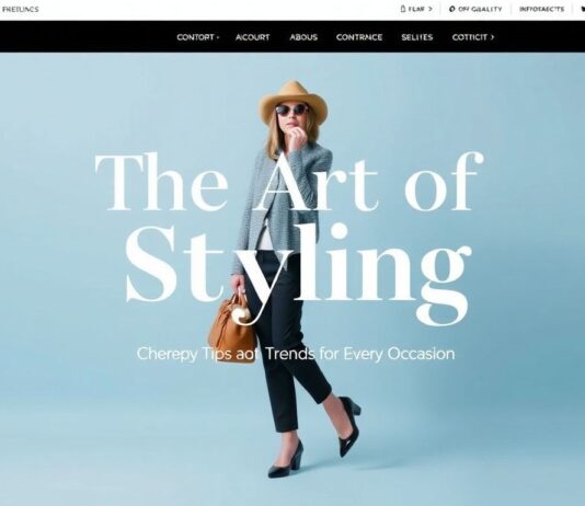 Die Kunst des Stylings: Tipps und Trends für jeden Anlass The Art of Styling: Tips and Trends for Every Occasion