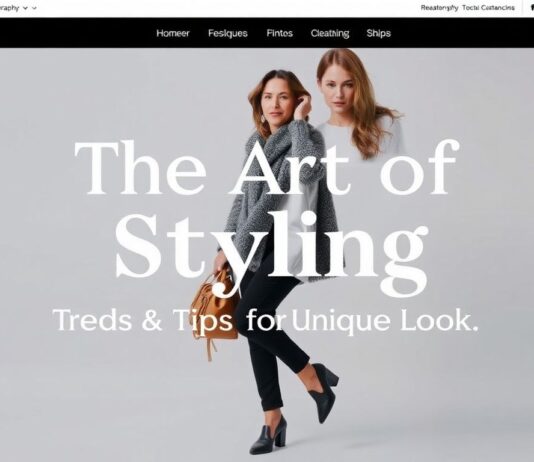 Die Kunst des Stylings: Trends und Tipps für einen unverwechselbaren Look The Art of Styling: Trends and Tips for a Unique Look