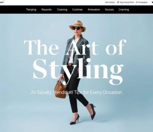 Die Kunst des Stylings: Trends und Tipps für jeden Anlass The Art of Styling: Trends and Tips for Every Occasion
