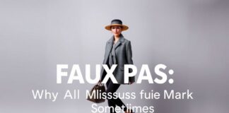 Fashion-Fauxpas: Warum wir alle mal daneben liegen Fashion Faux Pas: Why We All Miss the Mark Sometimes