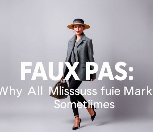 Fashion-Fauxpas: Warum wir alle mal daneben liegen Fashion Faux Pas: Why We All Miss the Mark Sometimes