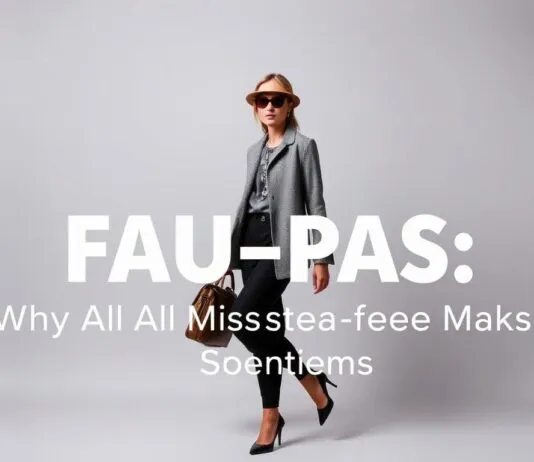 Fashion-Fauxpas: Warum wir alle mal daneben liegen Fashion Faux-Pas: Why We All Miss the Mark Sometimes