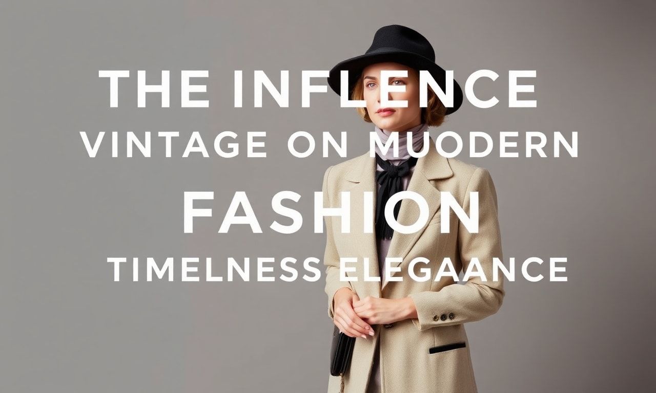 Der Einfluss von Vintage auf die moderne Mode: Ein Blick auf zeitlose Eleganz