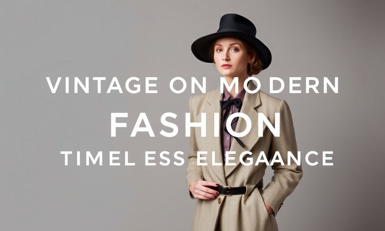 Der Einfluss von Vintage auf die moderne Mode: Ein Blick auf zeitlose Eleganz