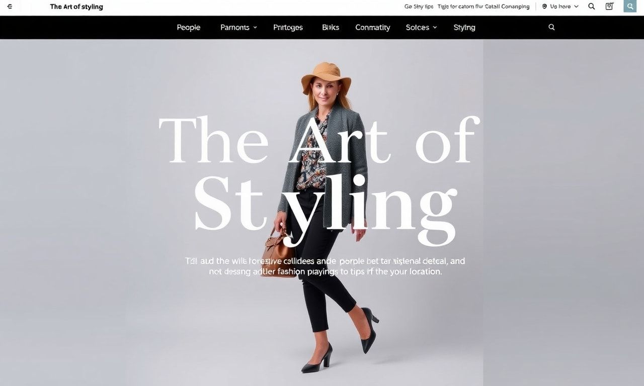 Die Kunst des Stylings: Mode-Trends und Tipps für jeden Anlass