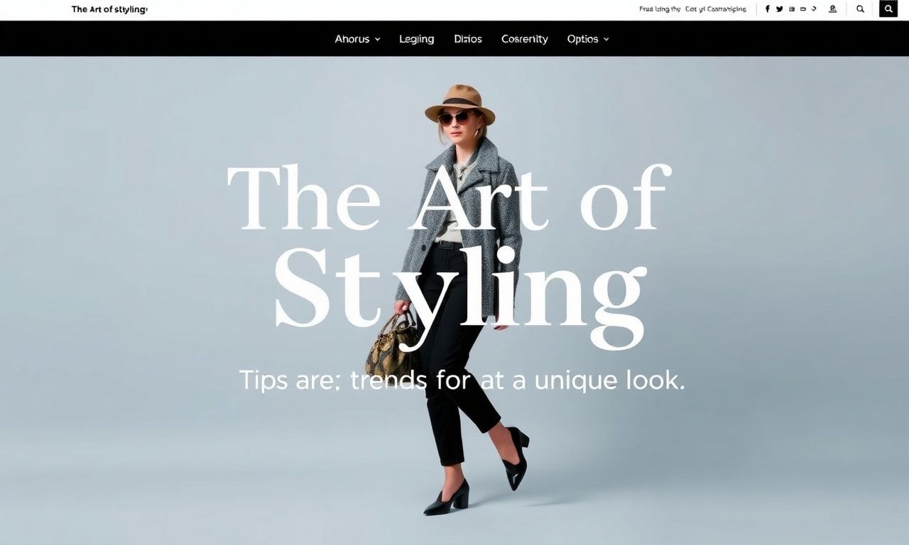 Die Kunst des Stylings: Tipps und Trends für einen unverwechselbaren Look