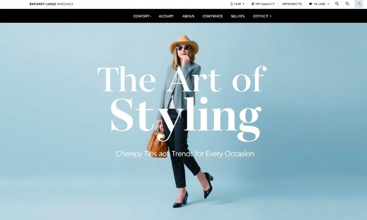 Die Kunst des Stylings: Tipps und Trends für jeden Anlass