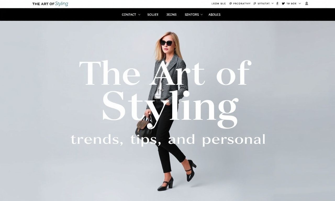 Die Kunst des Stylings: Trends, Tipps und persönliche Entwicklung