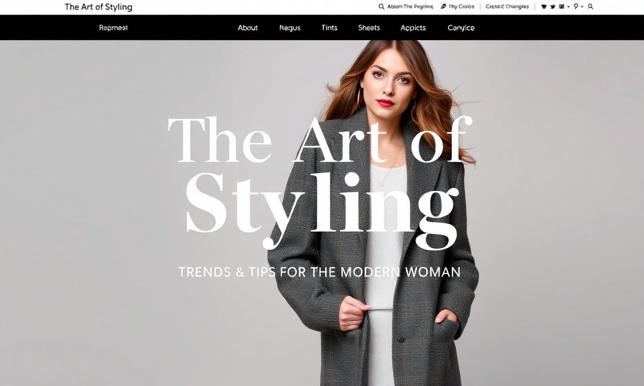 Die Kunst des Stylings: Trends und Tipps für die moderne Frau