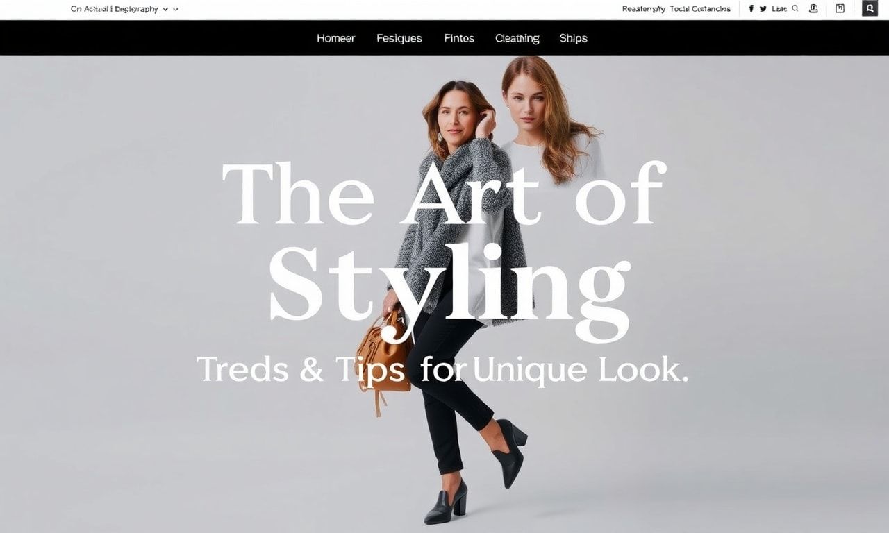 Die Kunst des Stylings: Trends und Tipps für einen unverwechselbaren Look