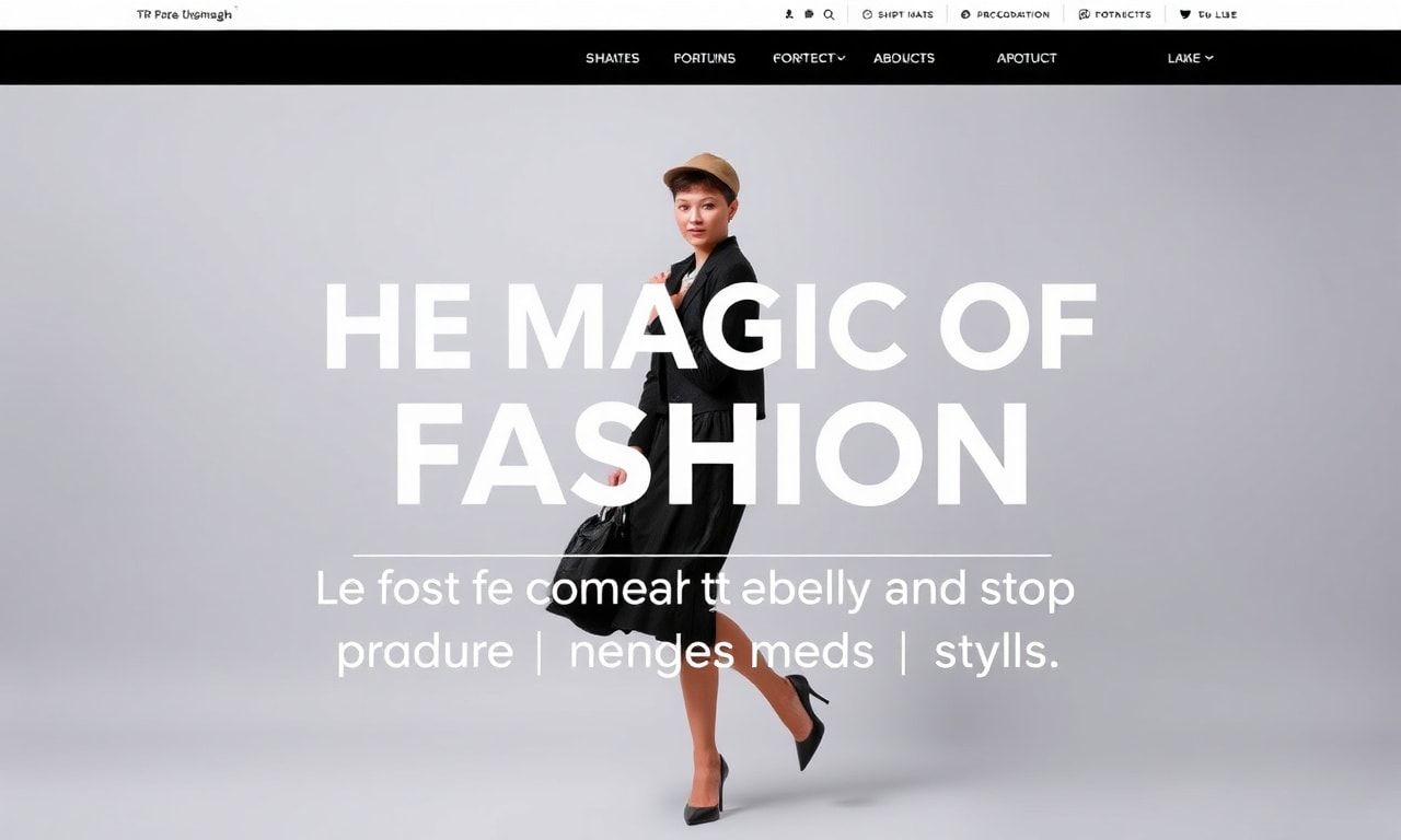 Die Magie der Mode: Ein Blick auf aktuelle Trends und Stile