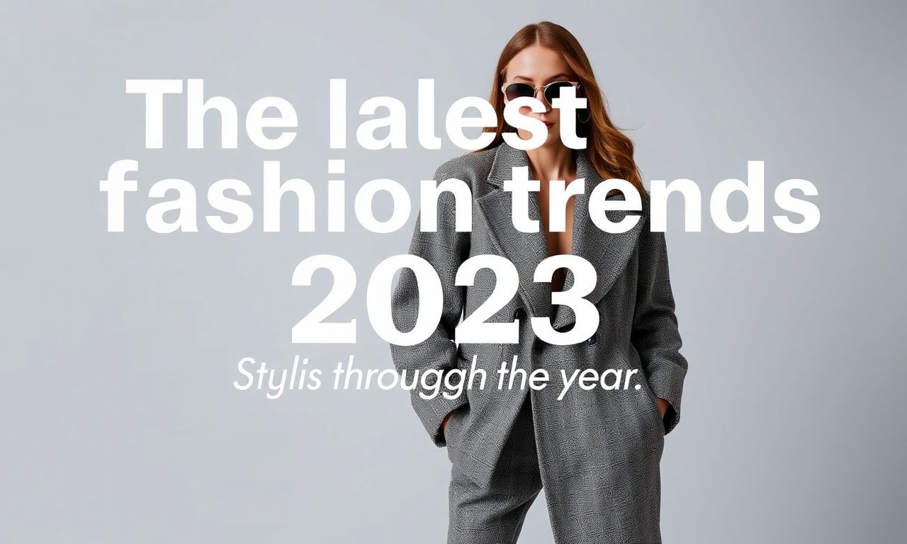 Die neuesten Modetrends 2023: Stilvoll durch das Jahr