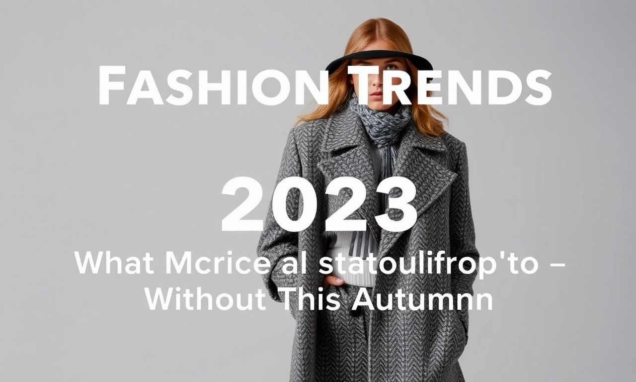 Modetrends 2023: Was diesen Herbst in Ihrem Kleiderschrank nicht fehlen darf