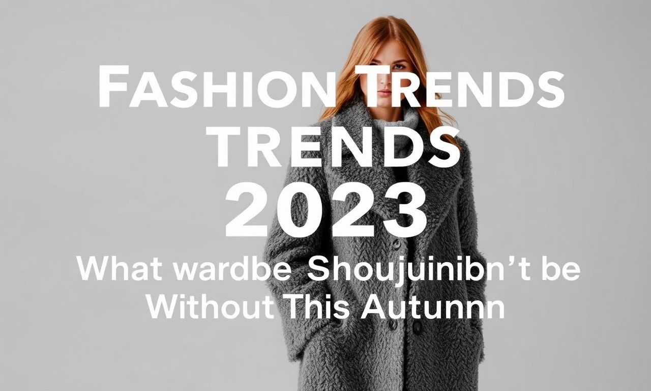 Modetrends 2023: Was diesen Herbst in Ihrem Kleiderschrank nicht fehlen darf