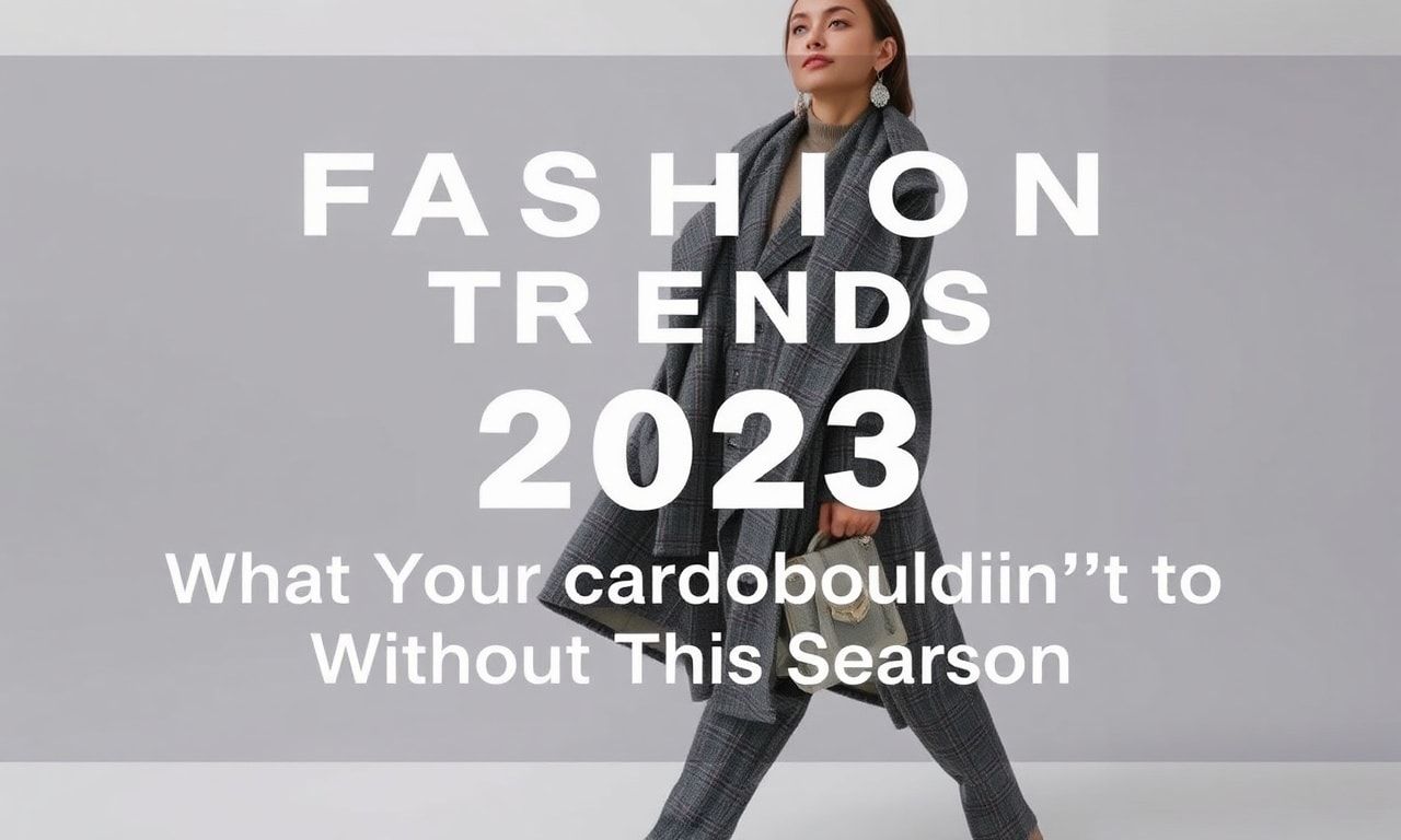 Modetrends 2023: Was in dieser Saison im Kleiderschrank nicht fehlen darf