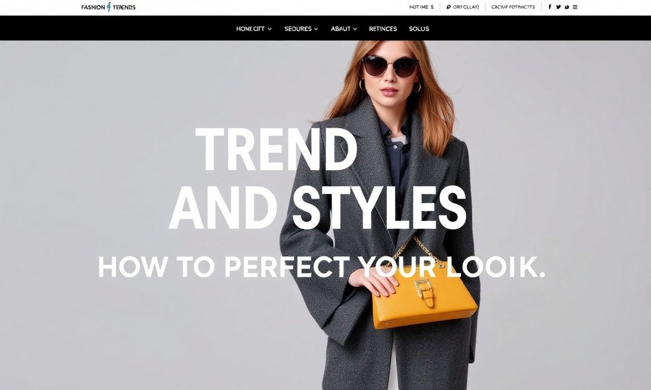 Modische Trends und Stile: Wie Sie Ihren Look perfektionieren