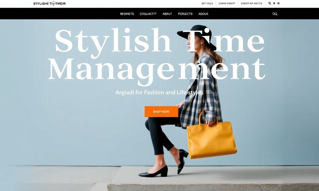 Stilvolle Zeitmanagement: Mode und Lebensstil in Einklang bringen
