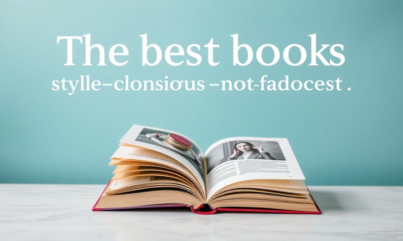 Die besten Bücher für stilbewusste Modefans: Entdecke die Top-Tipps
