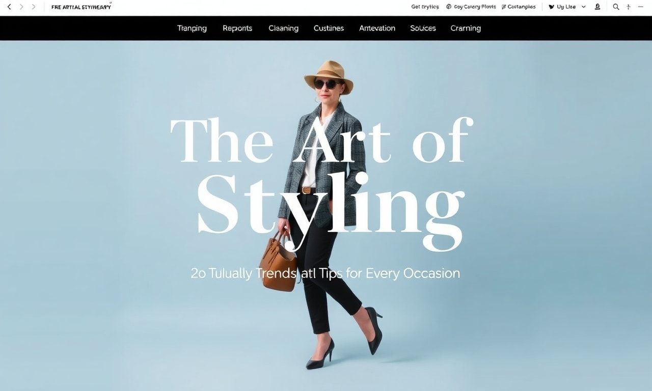 Die Kunst des Stylings: Trends und Tipps für jeden Anlass