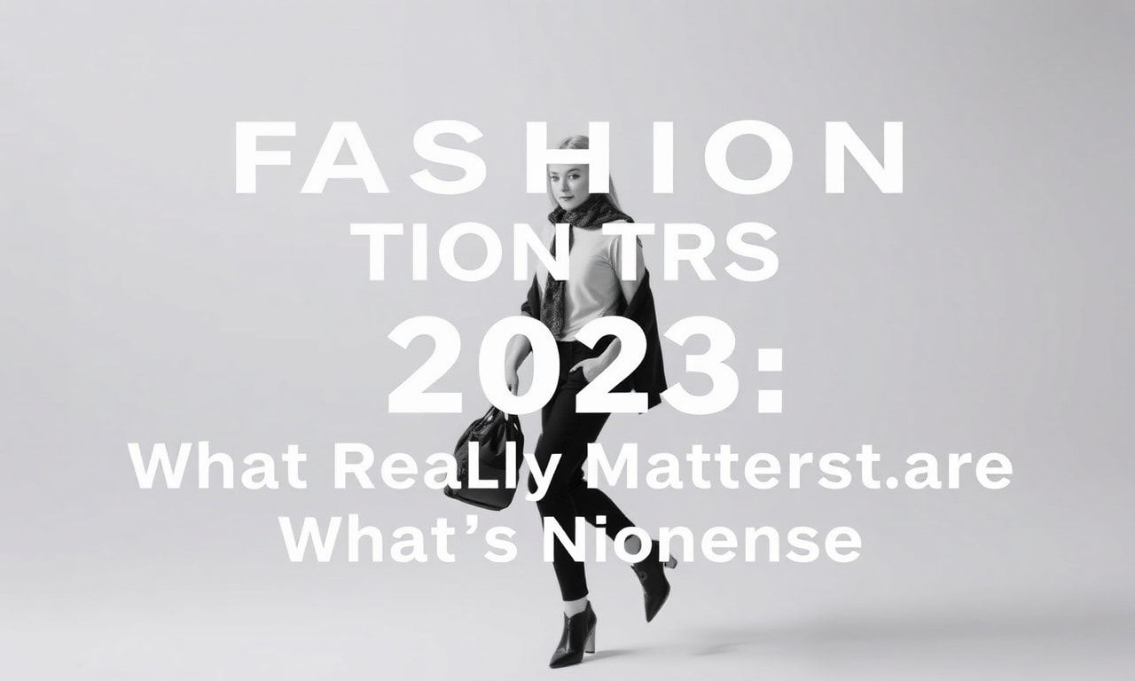 Mode-Trends 2023: Was wirklich zählt – und was Quatsch ist