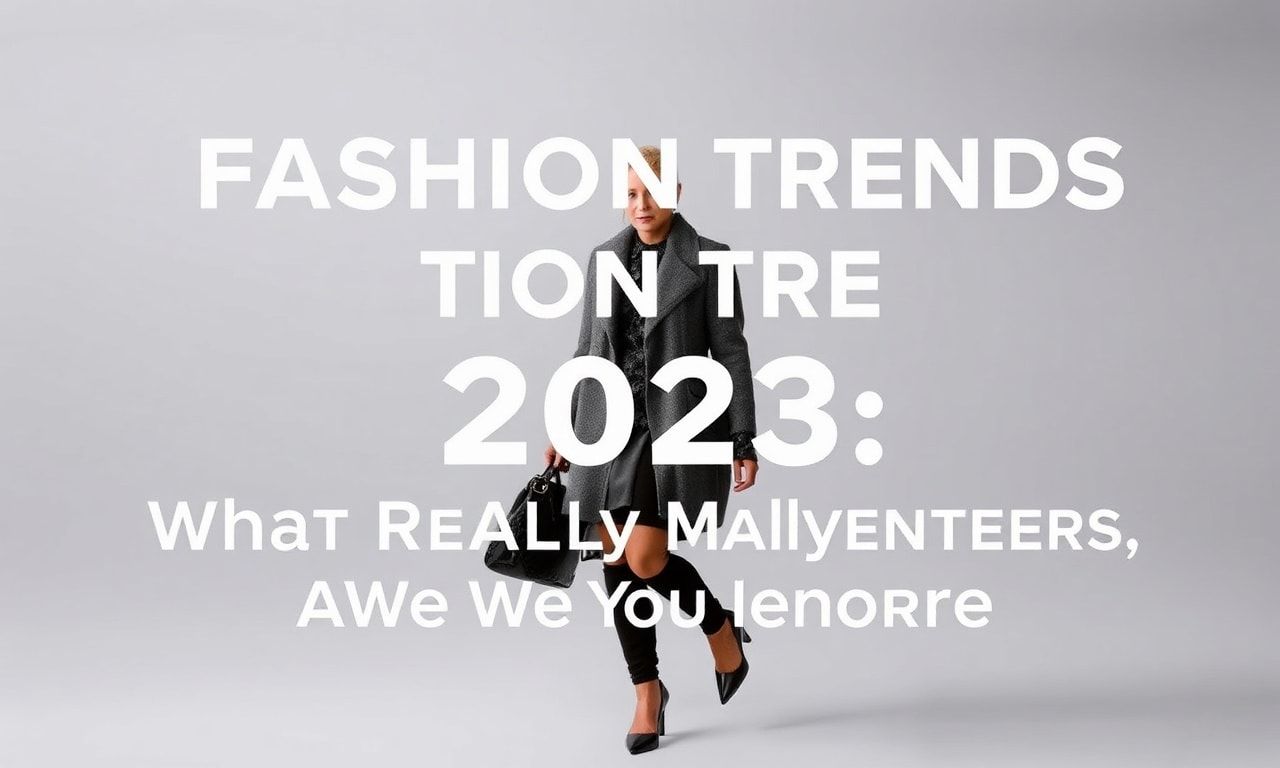Mode-Trends 2023: Was wirklich zählt – und was wir ignorieren sollten
