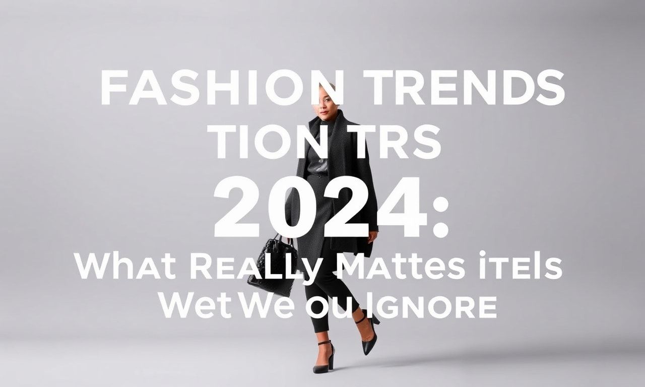 Mode-Trends 2024: Was wirklich zählt und was wir ignorieren sollten