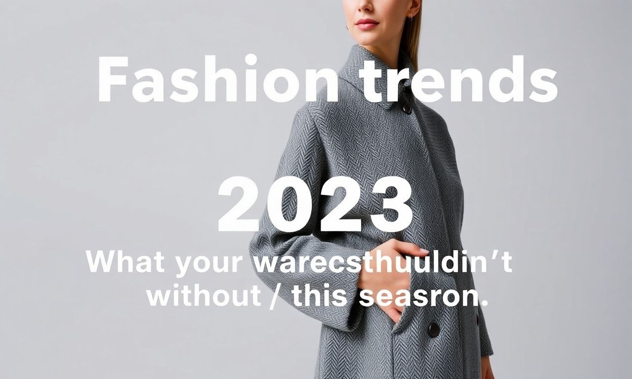 Modetrends 2023: Was diese Saison im Kleiderschrank nicht fehlen darf