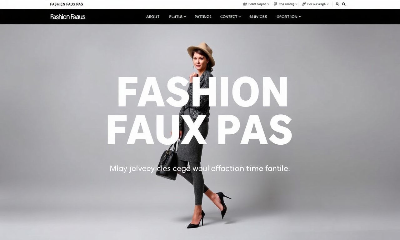 Modische Fauxpas: Meine Reise durch die Welt der Mode