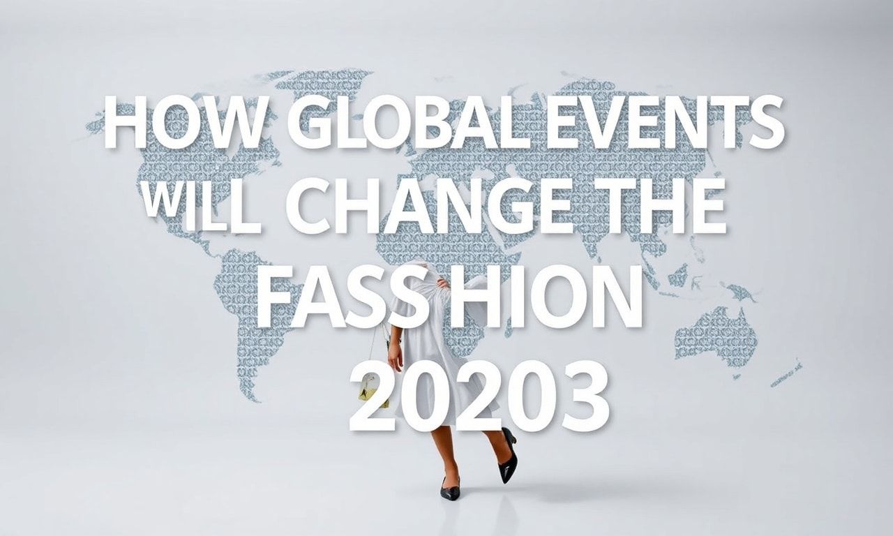 Wie globale Ereignisse die Modewelt 2023 verändern